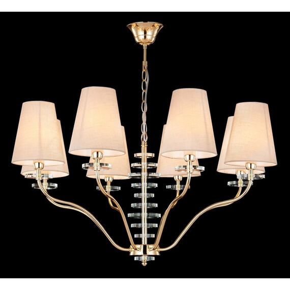 Подвесная люстра Crystal Lux ARMANDO SP8 GOLD, фото , изображение 2